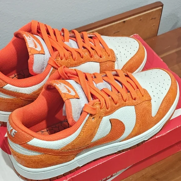 Nike Women's Sneakers Orange and White - Picture 3 of 13